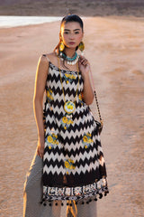 2 Piece Unstitched Embroidered Printed Lawn Suit TL-42115