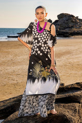 2 Piece Unstitched Embroidered Printed Lawn Suit TL-42116