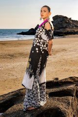 2 Piece Unstitched Embroidered Printed Lawn Suit TL-42116
