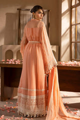 3 Piece Unstitched Embroidered Chiffon Suit with Embroidered Chiffon Dupatta LE-52016