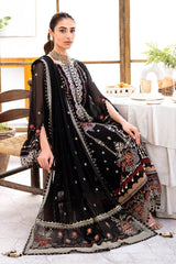 3 Piece Unstitched Embroidered Chiffon Suit with Embroidered Chiffon Dupatta FE-52081
