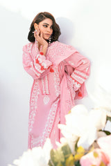 3 Piece Unstitched Embroidered Printed Denting Lawn Suit DN-52015
