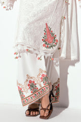3 Piece Unstitched Embroidered Printed Denting Lawn Suit DN-52006