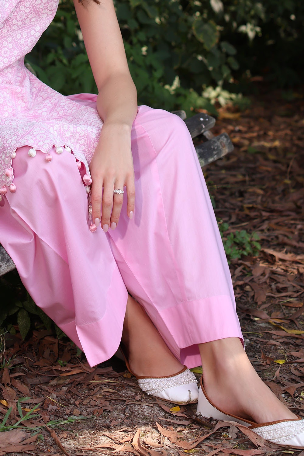 2 Piece Unstitched Embroidered Lawn Shirt with Dyed Trouser TL-52095
