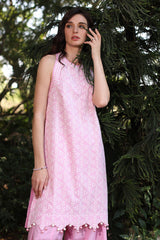 2 Piece Unstitched Embroidered Lawn Shirt with Dyed Trouser TL-52095