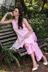 2 Piece Unstitched Embroidered Lawn Shirt with Dyed Trouser TL-52095