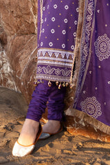 3 Piece Unstitched Embroidered Lawn Suit CL-52169