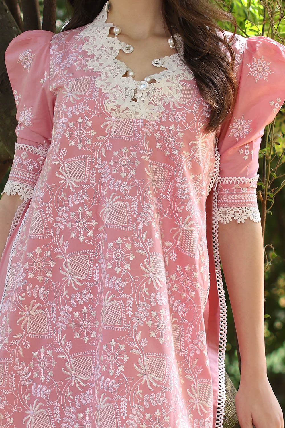 2 Piece Unstitched Embroidered Lawn Suit TL-52083