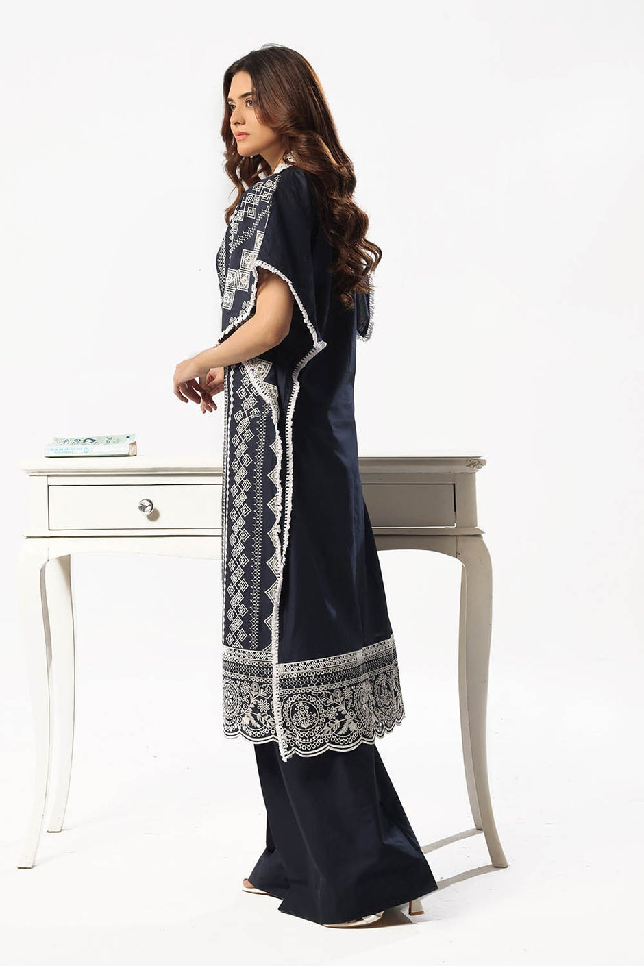 2 Piece Unstitched Embroidered Lawn Suit
