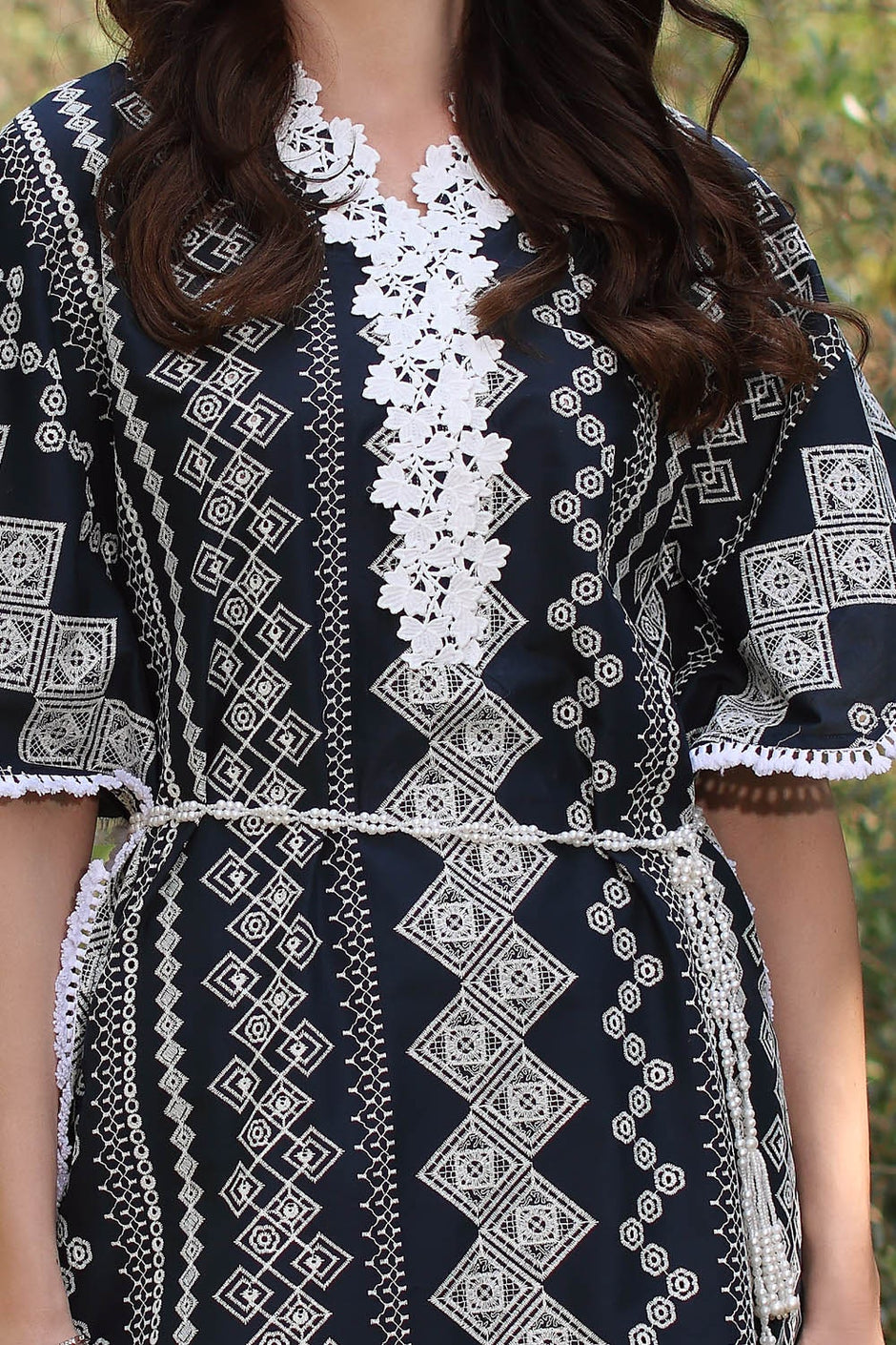2 Piece Unstitched Embroidered Lawn Suit
