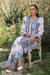2 Piece Unstitched Embroidered Lawn Suit TL-52084
