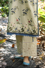 2 Piece Unstitched Embroidered Lawn Suit TL-52087