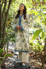2 Piece Unstitched Embroidered Lawn Suit TL-52087