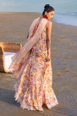 3 Piece Unstitched Printed Lawn Suit with Embroidered Chiffon Dupatta BCT-52016