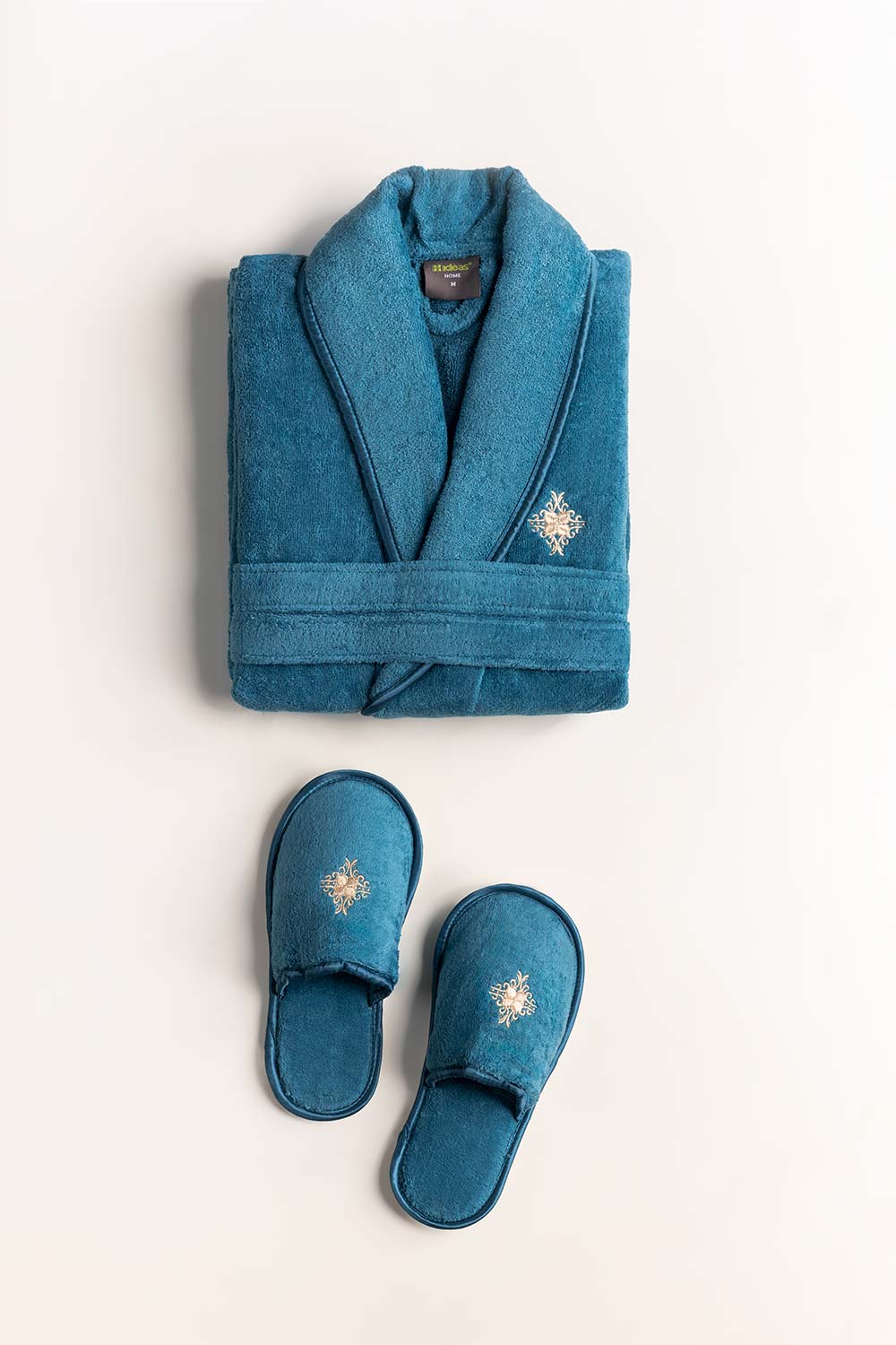 Enamel Velour Bathrobe