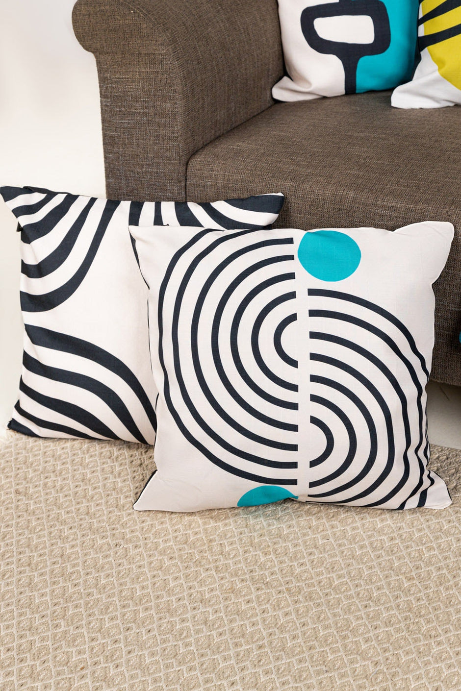 Encircles Digital Printed Cushion Cover