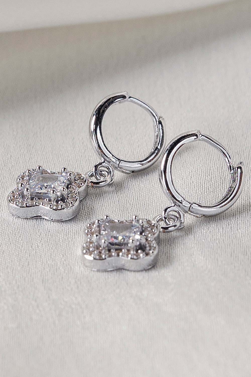 English Lock Clover Earrings IFA-ER-012