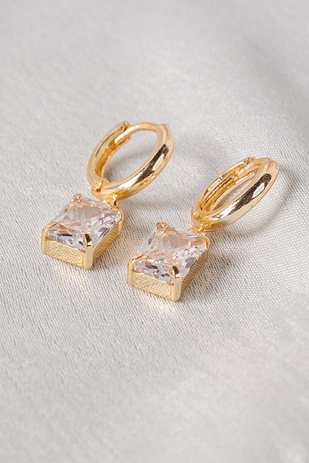 English Lock Embellished Earrings