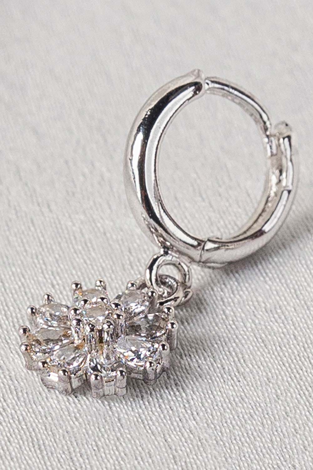 English Lock Flower Earrings IFA-ER-014