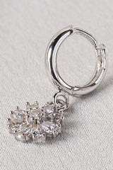 English Lock Flower Earrings IFA-ER-014