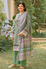 3 Piece Unstitched Printed Lawn Suit CL-32078 B