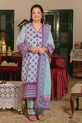 3 Piece Unstitched Printed Lawn Suit CL-32077 A