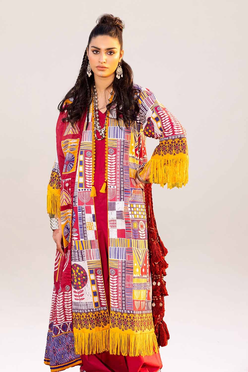 3 Piece Unstitched Printed Lawn Suit CL-42239