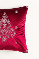 Essential Velvet Embroidered Cushion Cover