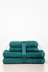 Everglade Jacquard Dyed Towel 4Pcs Set