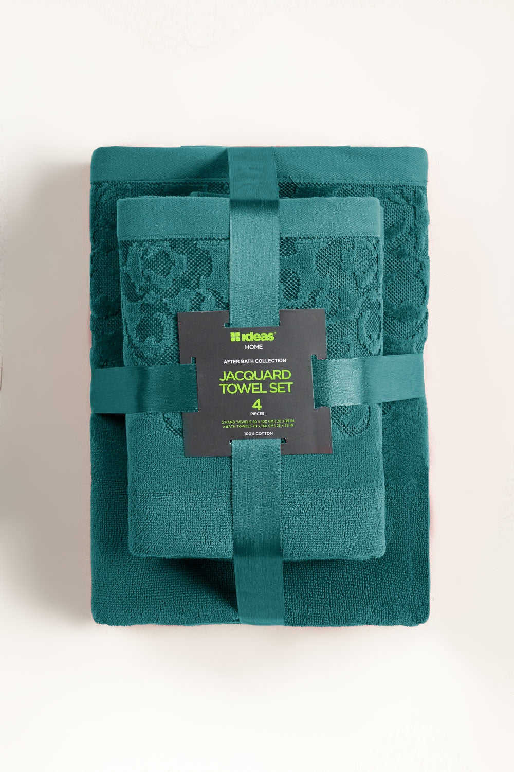 Everglade Jacquard Dyed Towel 4Pcs Set