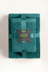 Everglade Jacquard Dyed Towel 4Pcs Set