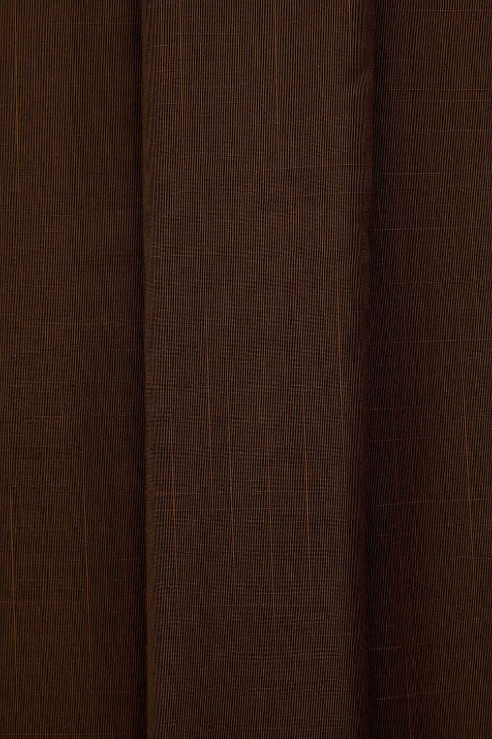 Kathai Brown Unstitched Fabric Opus Lazer