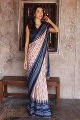 2 Piece Lawn Unstitched Saree Blouse SR-32008