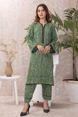 2 Piece Printed Dhanak Unstitched Suit WNST-32077