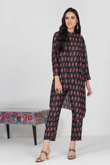 2 Piece Linen Karandi Unstitched Digital Printed Suit WT-22004