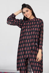 2 Piece Linen Karandi Unstitched Digital Printed Suit WT-22004