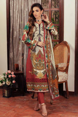 2 Piece Unstitched Cotton Printed Suit TCN-22006