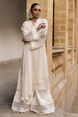 3 Piece Unstitched Embroidered Chiffon Suit with Embroidered Chiffon Dupatta FE-52074