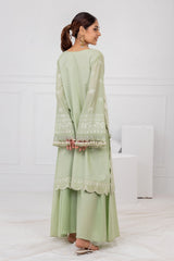 2 Piece Unstitched Embroidered Lawn Suit FE-52114