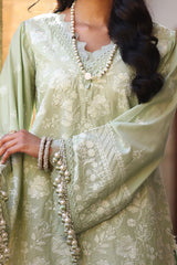 2 Piece Unstitched Embroidered Lawn Suit FE-52114