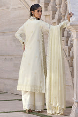 3 Piece Unstitched Embroidered Lawn Suit with Embroidered Chiffon Dupatta FE-52122