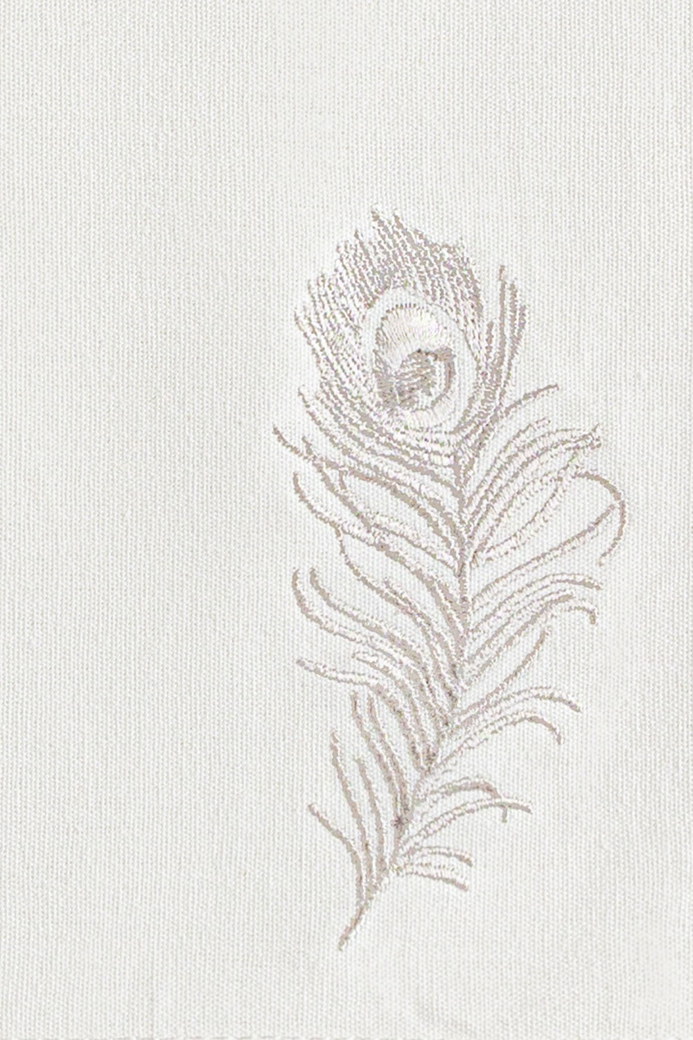 Feather 6pcs Embroidered Napkin Set