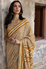 2 Piece Lawn Unstitched Saree Blouse SR-32007