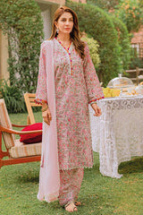 1 Piece Lawn Unstitched Printed Fabric SL-32034
