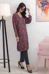 1 Piece Printed Linen Shirt WNSS-32004
