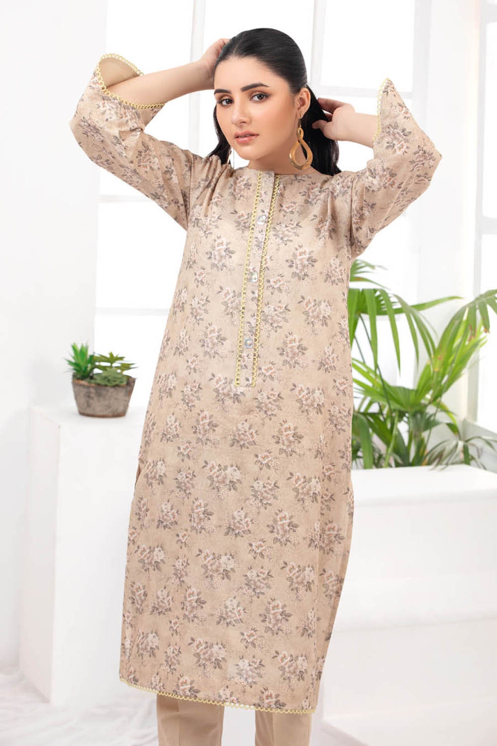2 Piece Karandi Unstitched Digital Printed Suit WNST-32040