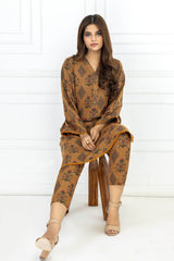 2 Piece Dhanak Unstitched Printed Suit WNST-32001