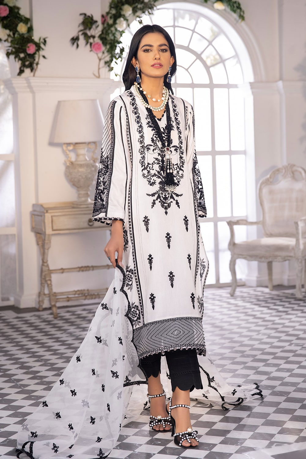 Luxury Pret Embroidered Suit ILP-21-15 3 Piece