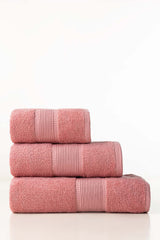 Flamingo Combed Towel Plain