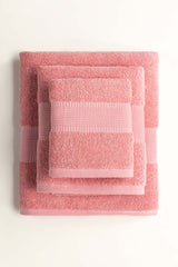 Flamingo Combed Towel Plain